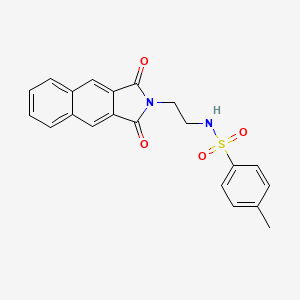 N-(2-(1,3-Dioxo-1,3-dihydro-2H-benzo[F]isoindol-2-YL)ethyl)-4-methylbenzenesulfonamide