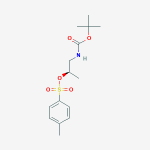 molecular formula C15H23NO5S B15381078 [(2R)-1-[(2-methylpropan-2-yl)oxycarbonylamino]propan-2-yl] 4-methylbenzenesulfonate 