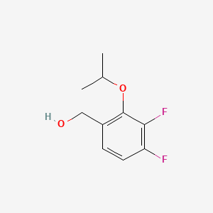 molecular formula C10H12F2O2 B15381096 (3,4-Difluoro-2-isopropoxyphenyl)methanol 