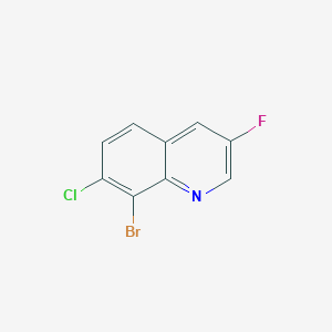 8-Bromo-7-chloro-3-fluoroquinoline