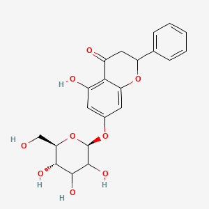 5,7-Dihydroxyflavanone 7-glucoside