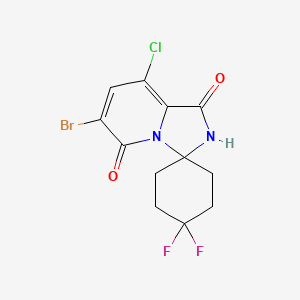 6'-Bromo-8'-chloro-4,4-difluoro-2'H-spiro[cyclohexane-1,3'-imidazo[1,5-a]pyridine]-1',5'-dione