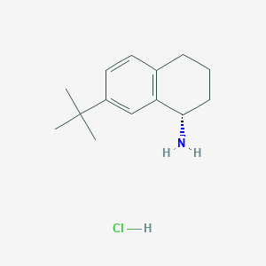 (S)-7-(tert-butyl)-1,2,3,4-tetrahydronaphthalen-1-amine hydrochloride