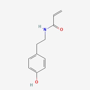 molecular formula C11H13NO2 B15381292 N-(4-hydroxyphenethyl)acrylamide 