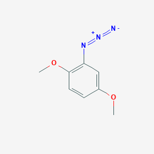 molecular formula C8H9N3O2 B15381370 2-Azido-1,4-dimethoxybenzene CAS No. 71715-40-7