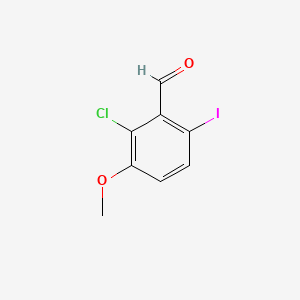 2-Chloro-6-iodo-3-methoxybenzaldehyde