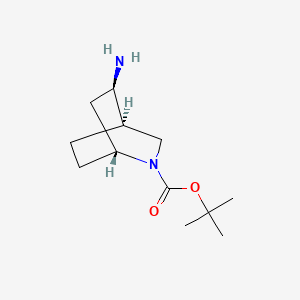 molecular formula C12H22N2O2 B15381423 exo-5-Amino-2-Boc-2-azabicyclo[2.2.2]octane 