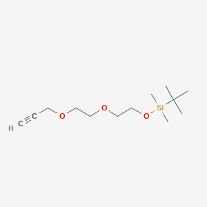 2,2,3,3-Tetramethyl-4,7,10-trioxa-3-silatridec-12-yne