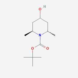 tert-butyl (2S,6S)-4-hydroxy-2,6-dimethyl-piperidine-1-carboxylate