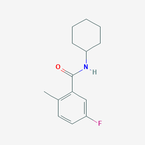 N-cyclohexyl-5-fluoro-2-methylbenzamide