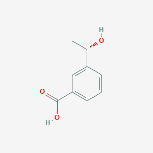 molecular formula C9H10O3 B15381563 (S)-3-(1-Hydroxyethyl)benzoic acid 