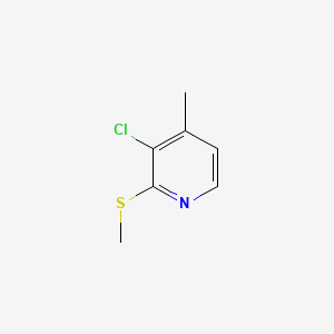 3-Chloro-4-methyl-2-(methylthio)pyridine