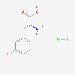 (R)-2-Amino-3-(3-fluoro-4-methylphenyl)propanoic acid hydrochloride