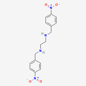 molecular formula C16H18N4O4 B15381608 N1,N2-Bis(4-nitrobenzyl)ethane-1,2-diamine 