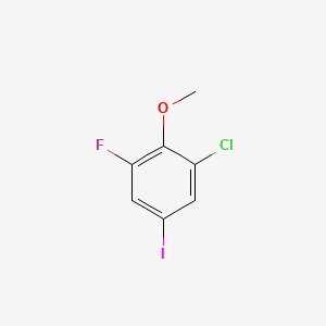 1-Chloro-3-fluoro-5-iodo-2-methoxybenzene