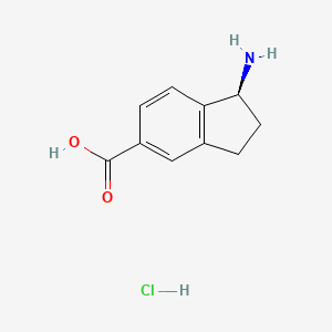 (s)-1-Amino-2,3-dihydro-1h-indene-5-carboxylic acid hydrochloride