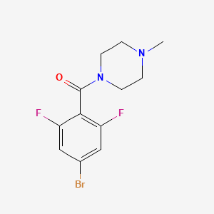 (4-Bromo-2,6-difluorophenyl)(4-methylpiperazin-1-yl)methanone