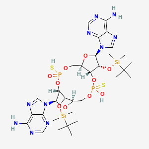 molecular formula C32H52N10O10P2S2Si2 B15381684 ML RR-S2 CDA intermediate 1 CAS No. 1638751-29-7