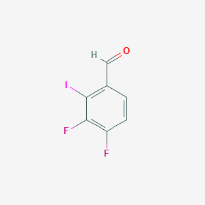 molecular formula C7H3F2IO B15381694 3,4-Difluoro-2-iodobenzaldehyde 