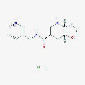 Racemic-(3aR,6S,7aR)-N-(pyridin-3-ylmethyl)octahydrofuro[3,2-b]pyridine-6-carboxamide hydrochloride