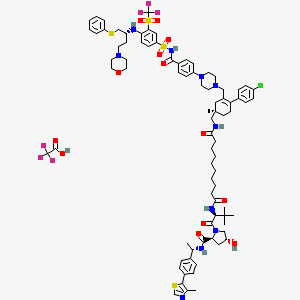 molecular formula C82H103ClF6N10O13S4 B15381761 PZ703b (TFA) 