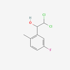 2,2-Dichloro-1-(5-fluoro-2-methylphenyl)ethanol