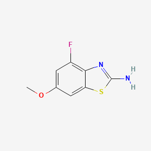 molecular formula C8H7FN2OS B15381852 4-Fluoro-6-methoxybenzothiazol-2-ylamine 