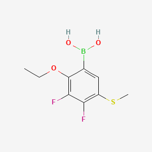 (2-Ethoxy-3,4-difluoro-5-(methylthio)phenyl)boronic acid