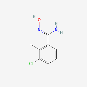 3-Chloro-N'-hydroxy-2-methylbenzimidamide