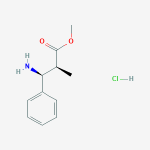 molecular formula C11H16ClNO2 B15381989 (S,S)-Methyl 3-amino-2-methyl-3-phenylpropionate HCl 