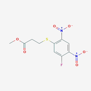 Methyl 3-(5-fluoro-2,4-dinitrophenylthio)propanoate