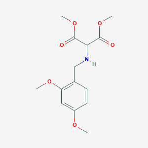 Dimethyl 2-[(2,4-dimethoxyphenyl)methylamino]propanedioate