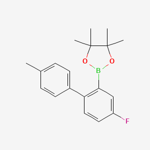 2-(4-Fluoro-4'-methyl-[1,1'-biphenyl]-2-yl)-4,4,5,5-tetramethyl-1,3,2-dioxaborolane