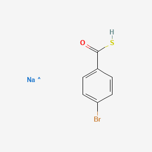 molecular formula C7H5BrNaOS B15382101 4-Bromobenzenecarbothioic S-acid sodium salt 