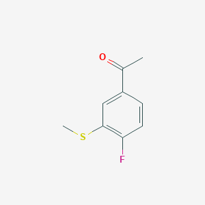 1-(4-Fluoro-3-(methylthio)phenyl)ethanone