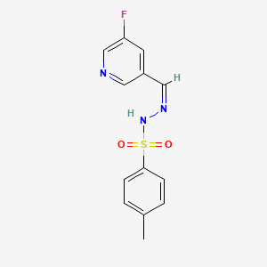 N-[(Z)-(5-fluoropyridin-3-yl)methylideneamino]-4-methylbenzenesulfonamide