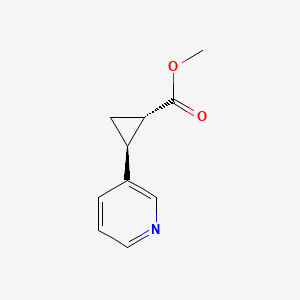 (1S,2S)-Methyl 2-(pyridin-3-yl)cyclopropanecarboxylate