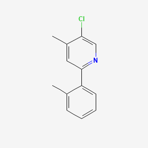 5-Chloro-4-methyl-2-(o-tolyl)pyridine