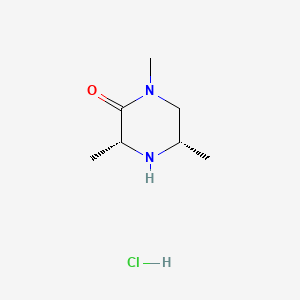 (3R,5S)-1,3,5-Trimethylpiperazin-2-one hydrochloride