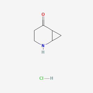 molecular formula C6H10ClNO B15382166 2-Azabicyclo[4.1.0]heptan-5-one hcl 