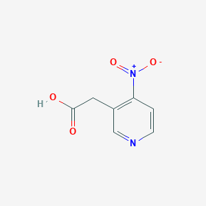 molecular formula C7H6N2O4 B15382196 2-(4-Nitropyridin-3-yl)acetic acid 