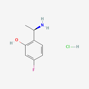 (R)-2-(1-Aminoethyl)-5-fluorophenol hydrochloride