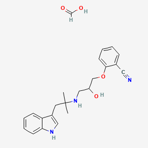 molecular formula C23H27N3O4 B15382311 Bucindolol Formate 