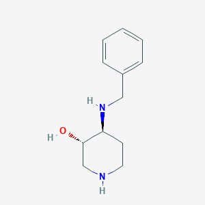 (3S,4S)-4-(Benzylamino)piperidin-3-OL