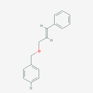 molecular formula C16H16O B15382332 1-[(Cinnamyloxy)methyl]benzene-4-D 