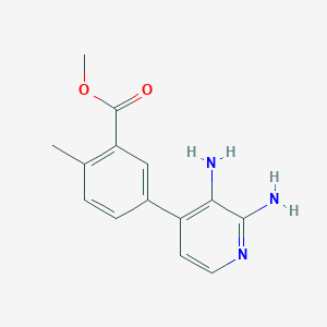 Methyl 5-(2,3-diaminopyridin-4-yl)-2-methylbenzoate