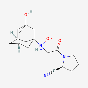 molecular formula C17H25N3O3 B15382387 Vildagliptin N-oxide 