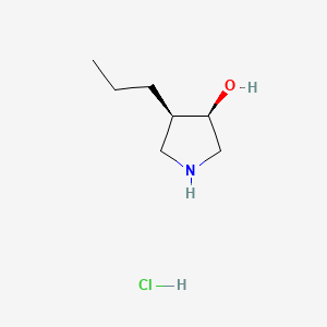 cis-4-Propylpyrrolidin-3-ol;hydrochloride