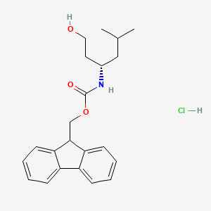 Fmoc-(s)-3-amino-5-methylhexan-1-ol hcl