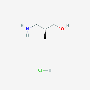 molecular formula C4H12ClNO B15382405 (S)-3-Amino-2-methylpropan-1-OL hydrochloride 